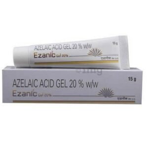 A box and a tube of Ezanic Azelaic Acid Gel 20%