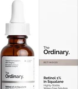 A bottle of The Ordinary Retinol 1% in Squalane