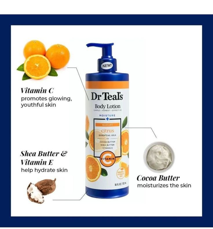 Dr Teal's Body Lotion with Vitamin C & Citrus Essential Oils - Image 2