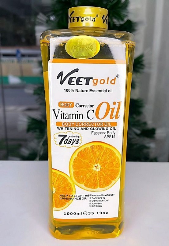 Veetgold Vitamin C Body Corrector Oil - 1000ml